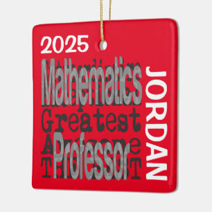Adorno De Cerámica Profesor Extraordinario de Matemáticas PERSONALIZA