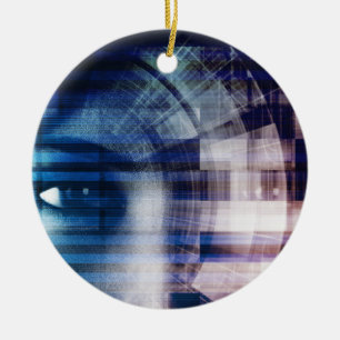 Adorno De Cerámica Profundamente aprendizaje e inteligencia