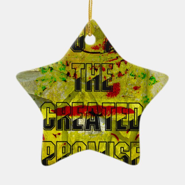 Adorno De Cerámica Promesa dorada: El guión dorado del destino (Frente)