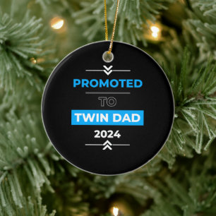 Adorno De Cerámica Promocionado a Twin Dad 2024