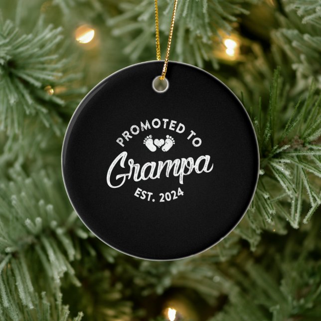 Adorno De Cerámica Promocionado Al Grampa Est 2024 Grampa Nuevo Regal (Árbol)