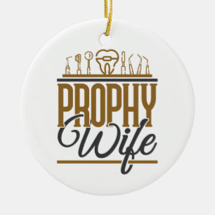 Adorno De Cerámica Prophy Wife Higiene Dental Higiénica RDH
