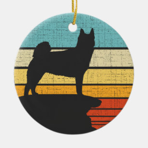 Adorno De Cerámica Propietario noruego de pipas de perro vintage Buhu