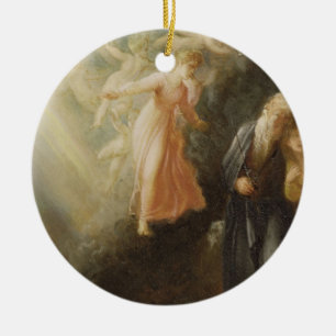 Adorno De Cerámica Prospero, Miranda y Ariel, "de la tempestad", c