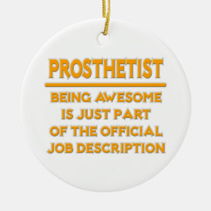 Adorno De Cerámica Prostesista.. Descripción del trabajo oficial