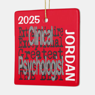 Adorno De Cerámica Psicólogo clínico PERSONALIZADO extraordinario
