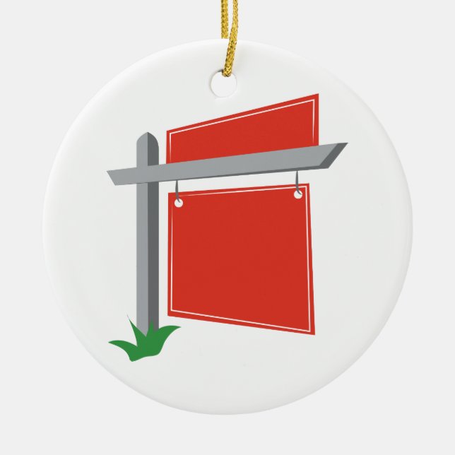 Adorno De Cerámica Publicación de Rótulo (Frente)