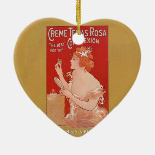 Adorno De Cerámica Publicidad de belleza vintage