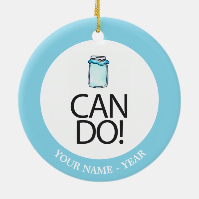 Adorno De Cerámica Puede hacer (Atrás)