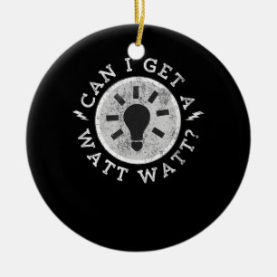 Adorno De Cerámica ¿Puedo conseguir un Watt Funny Avers Electrician 