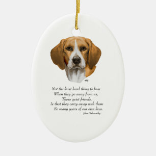 Adorno De Cerámica Puente Arcoíris Beagle