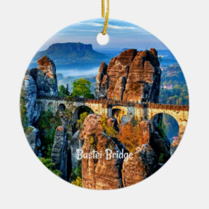 Adorno De Cerámica Puente Bastei, Saxon, Suiza