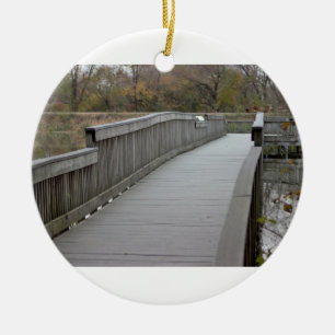 Adorno De Cerámica Puente caminante