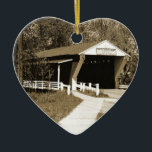 Adorno De Cerámica Puente cubierto<br><div class="desc">Puente cubierto</div>