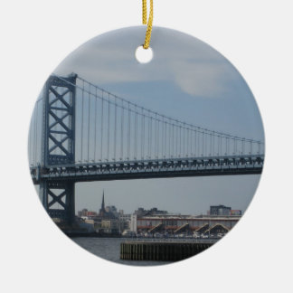 Adorno De Cerámica Puente de Ben Franklin