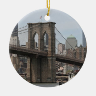 Adorno De Cerámica Puente de Brooklyn