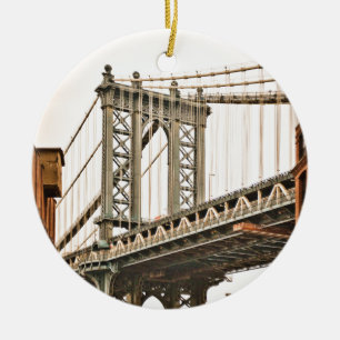 Adorno De Cerámica Puente de Brooklyn