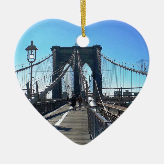 Adorno De Cerámica Puente de Brooklyn 2 (Frente)