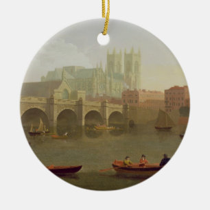 Adorno De Cerámica Puente de la abadía de Westminster y de