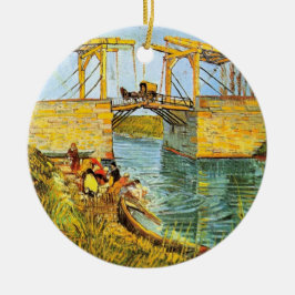 Adorno De Cerámica Puente de Langlois en Arles por Vincent van Gogh