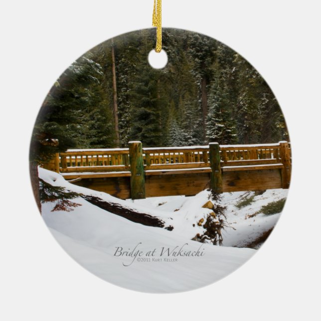 Adorno De Cerámica Puente en Wuksachi (Atrás)