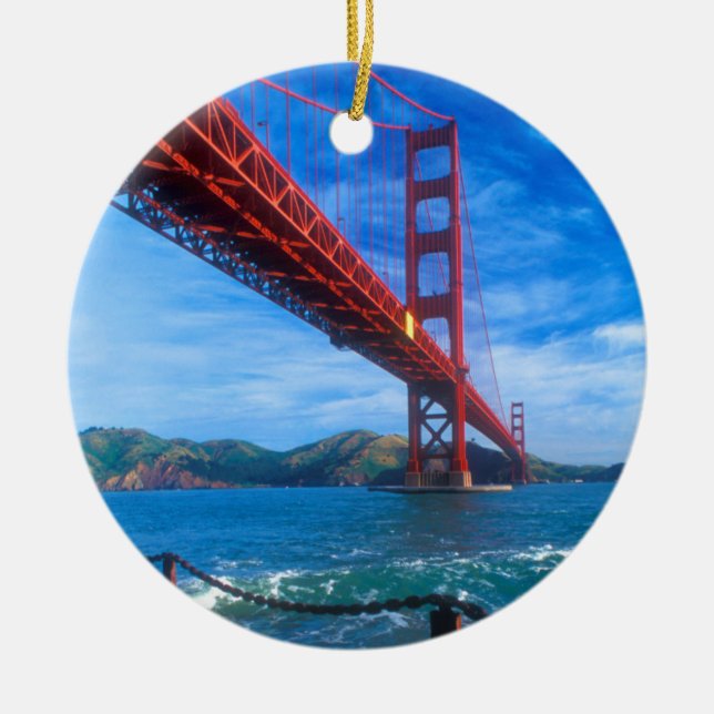 Adorno De Cerámica Puente Golden Gate, California (Frente)