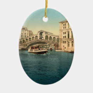 Adorno De Cerámica Puente y Gran Canal, Venecia de Rialto