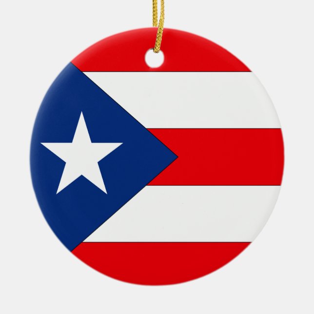 Adorno De Cerámica Puerto Rico (Frente)