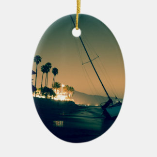 Adorno De Cerámica puesta del sol