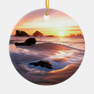 Adorno De Cerámica Puesta del sol Bandon Oregon
