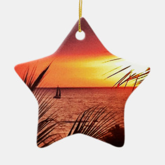 Adorno De Cerámica Puesta del sol de Puerto Vallarta