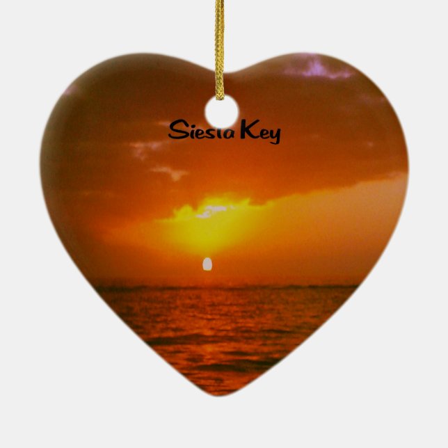 Adorno De Cerámica Puesta del sol dominante de la siesta (Atrás)