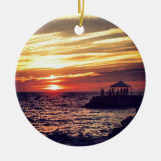 Adorno De Cerámica Puesta del sol hermosa de Puerto Vallarta