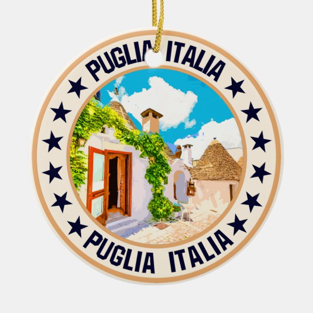 Adorno De Cerámica Puglia (Frente)