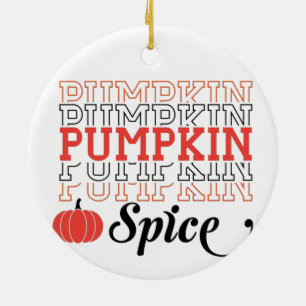 Adorno De Cerámica Pumpkin Spice