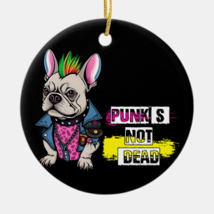 Adorno De Cerámica Punk no muerto
