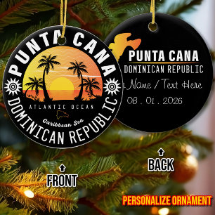 Adorno De Cerámica Punta Cana República Dominicana - Retro Souvenir 6
