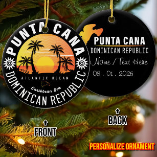 Adorno De Cerámica Punta Cana República Dominicana - Retro Souvenir 6