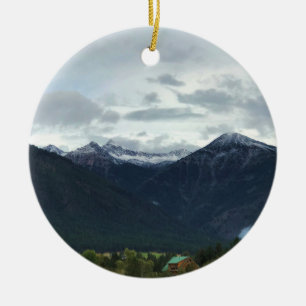 Adorno De Cerámica Punto de sawtooth y huracán, O
