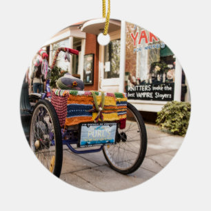 Adorno De Cerámica Punto uno, puntilla dos