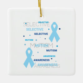 Adorno De Cerámica Puntos selectivos del mutismo