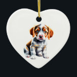 Adorno De Cerámica Puppy británico personalizado<br><div class="desc">Celebra el amor y el cachorro desliza a estos Navidades con un adorable ornamento de perro, presentando un crío caprichoso en tu raza favorita. Colóquelo en un ramo, muéstralo en una ventana o dáselo a alguien que adora a su mejor amigo de cuatro patas. Personaliza la parte posterior, aunque te...</div>