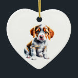 Adorno De Cerámica Puppy británico personalizado<br><div class="desc">Celebra el amor y el cachorro desliza a estos Navidades con un adorable ornamento de perro, presentando un crío caprichoso en tu raza favorita. Colóquelo en un ramo, muéstralo en una ventana o dáselo a alguien que adora a su mejor amigo de cuatro patas. Personaliza la parte posterior, aunque te...</div>