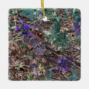 Adorno De Cerámica Purple Sage