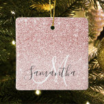 Adorno De Cerámica Purpurina rosa moderno marca nombre personalizado<br><div class="desc">Presentamos nuestro moderno producto de nombre personalizado de Purpurina rosado Sparkles, disponible exclusivamente en Zazzle! El hotel ofrece una variedad excelente de instalaciones recreativas, incluyendo piscina al aire libre, masajista, gimnasio. Tanto si busca un regalo como un regalo especial para usted, este producto es perfecto para añadir un toque de...</div>
