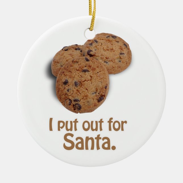 Adorno De Cerámica Puse hacia fuera para Santa - .png (Frente)