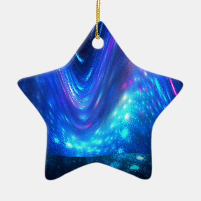 Adorno De Cerámica Qaanaaq - Luces del Norte (Frente)