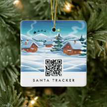 QR Código Santa Tracker Niños Navidades modernos N