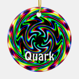 Adorno De Cerámica Quark (Cambiar las palabras)