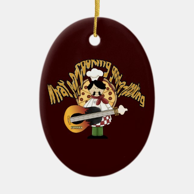 Adorno De Cerámica Qué es lo que se ve bien (Frente)